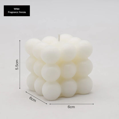 TheHearth&Haven™ Big Cube Bubble Candle