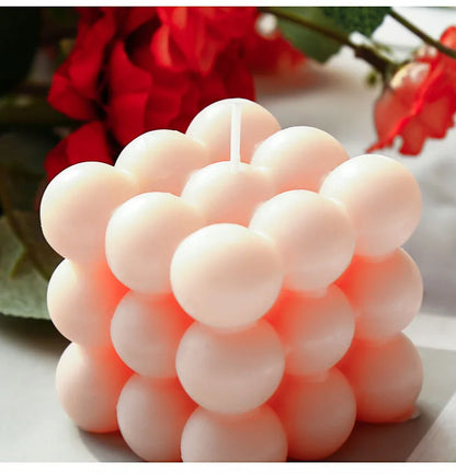 TheHearth&Haven™ Big Cube Bubble Candle