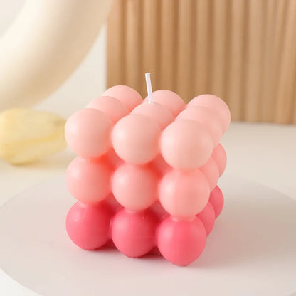 TheHearth&Haven™ Big Cube Bubble Candle