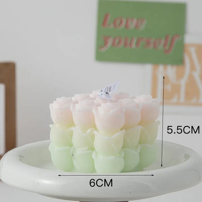 TheHearth&Haven™ Big Cube Bubble Candle