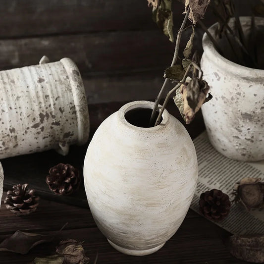 TheHearth&Haven™ Retro And Nostalgic Handmade Ceramic Vases