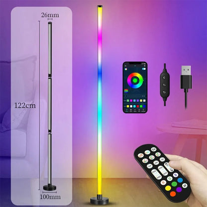 TheHearth&Haven™ Smart RGB LED Floor Lamp