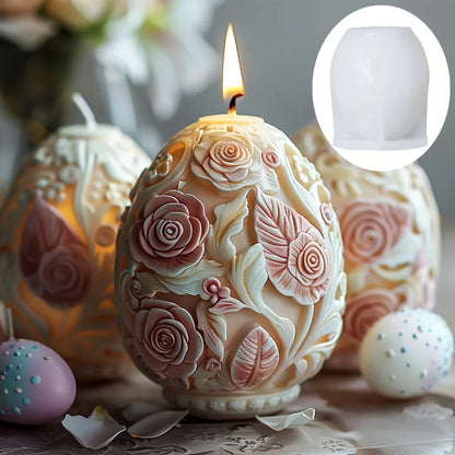 TheHearth&Haven™ Easter Relief Egg Candle