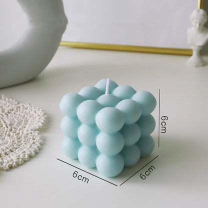 TheHearth&Haven™ Big Cube Bubble Candle