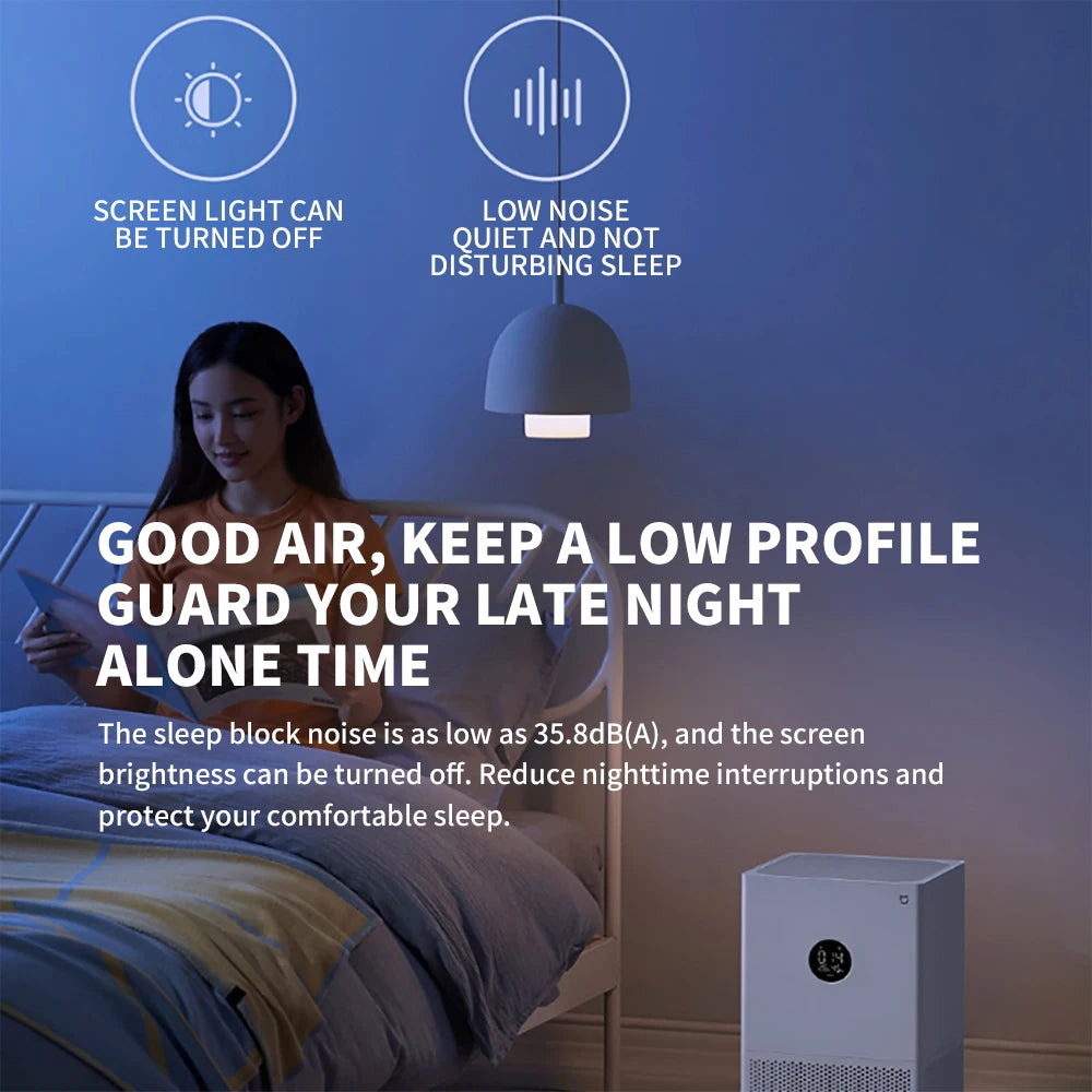 TheHearth&Haven™ XIAOMI MIJIA Smart Air Purifier 4 Lite LED Display