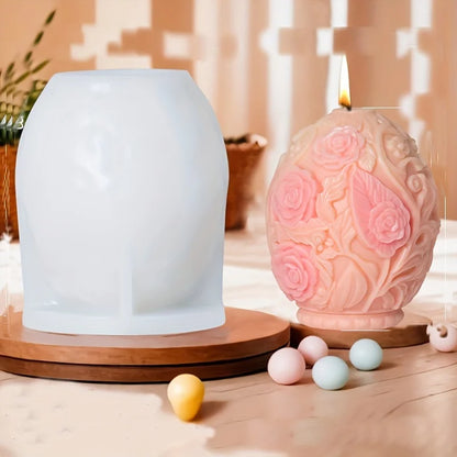 TheHearth&Haven™ Easter Relief Egg Candle