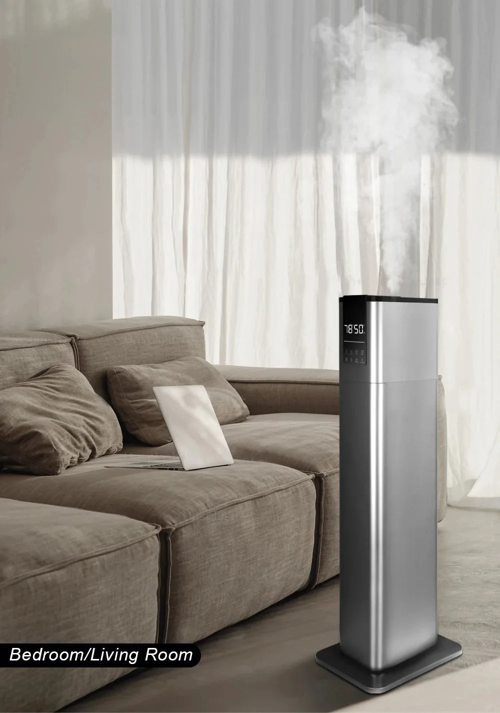 TheHearth&Haven™ 13L Hot fog Humidifier Ultrasonic Air Mute