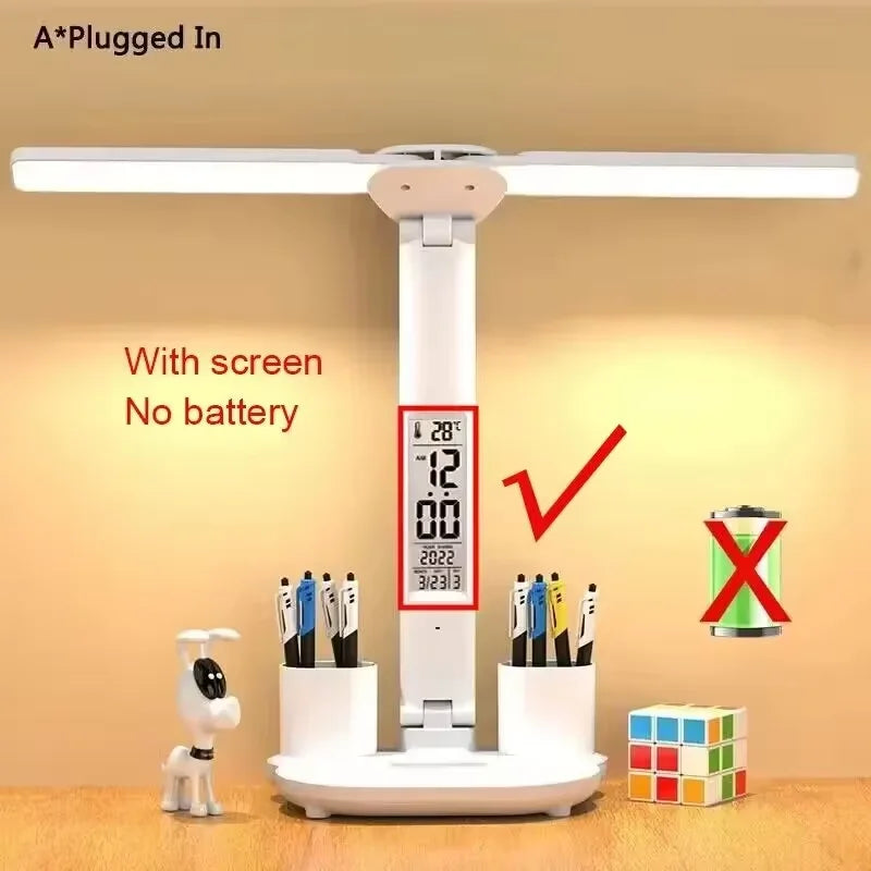 TheHearth&Haven™ Rechargeable LED Clock Dimmable