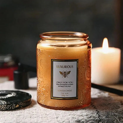 TheHearth&Haven™ Soy wax candle with smokeless fragrance