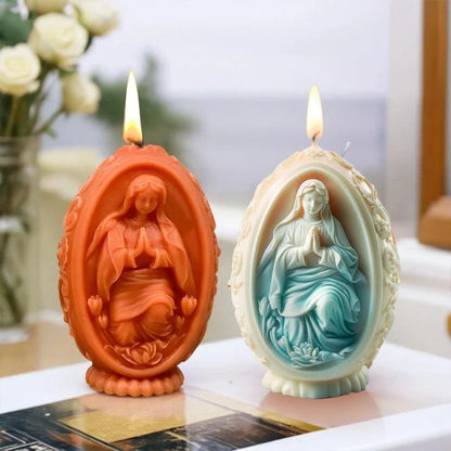 TheHearth&Haven™ Easter Relief Egg Candle