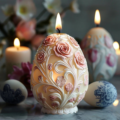 TheHearth&Haven™ Easter Relief Egg Candle