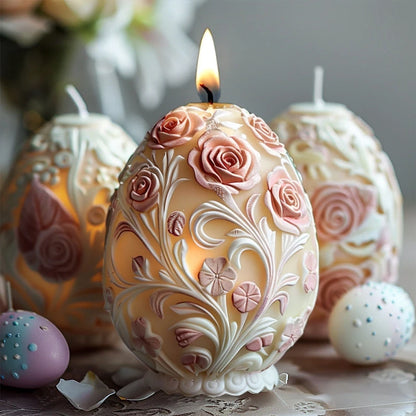 TheHearth&Haven™ Easter Relief Egg Candle