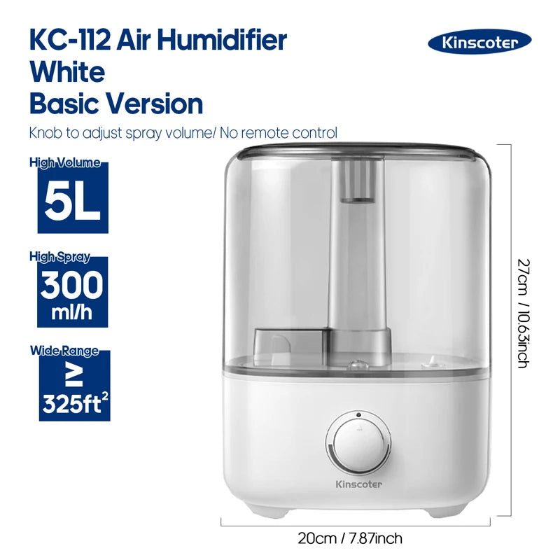 TheHearth&Haven™ KINGSCOTE 3L Air Humidifier Professional Large Capacity