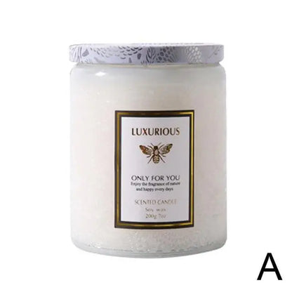 TheHearth&Haven™ Soy wax candle with smokeless fragrance