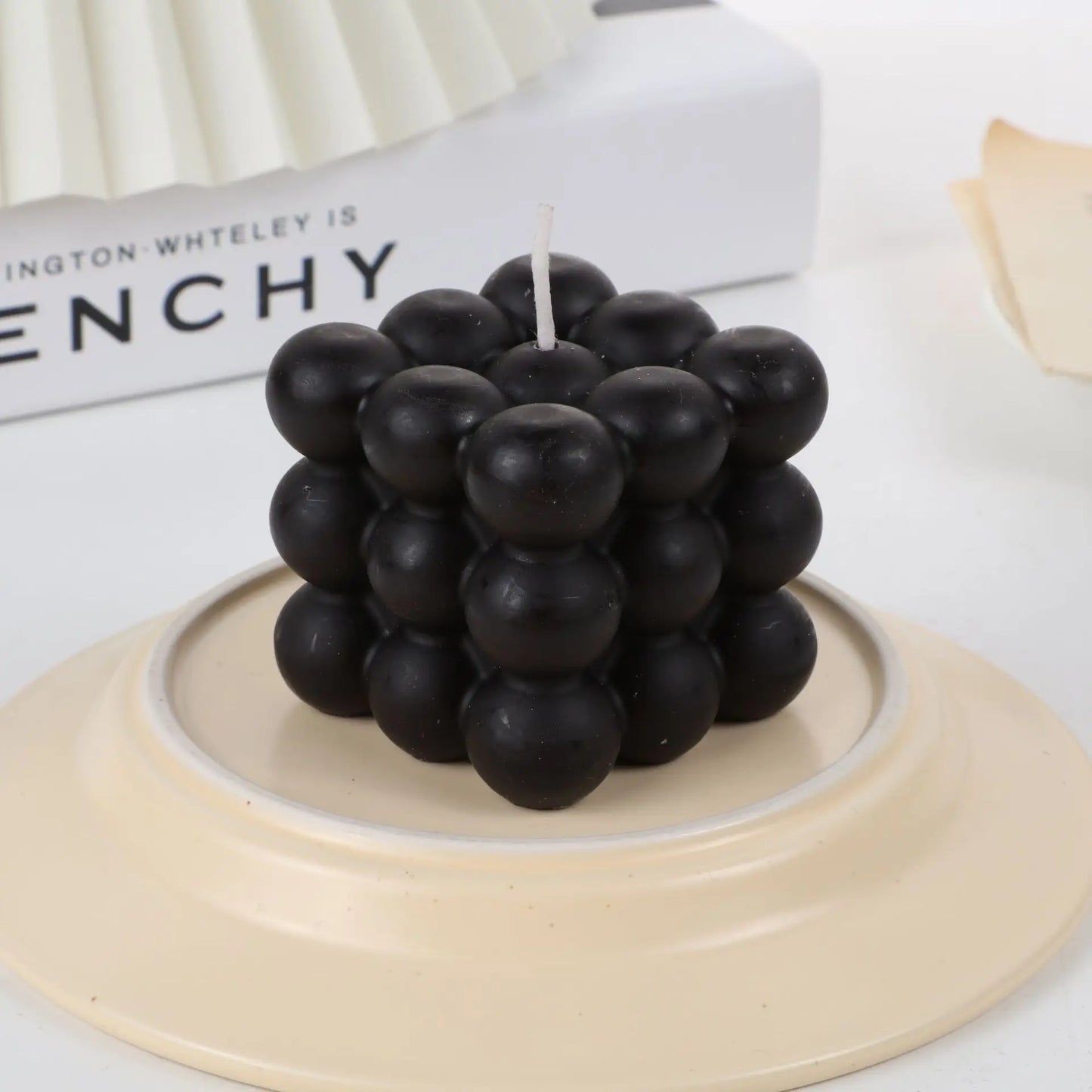 TheHearth&Haven™ Big Cube Bubble Candle