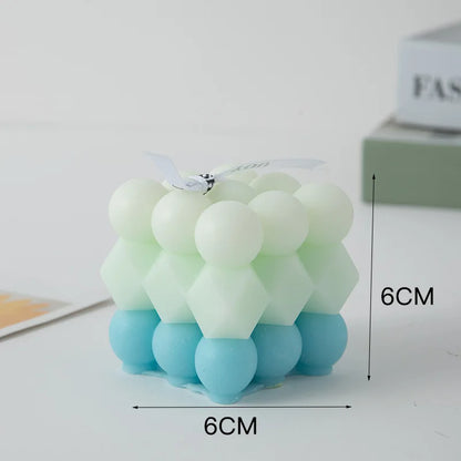 TheHearth&Haven™ Big Cube Bubble Candle