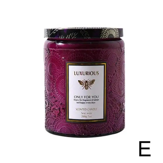 TheHearth&Haven™ Soy wax candle with smokeless fragrance