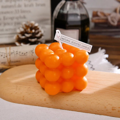 TheHearth&Haven™ Big Cube Bubble Candle