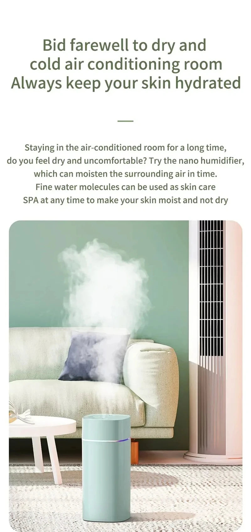 TheHearth&Haven™ Xiaomi Dual Spray Humidifier