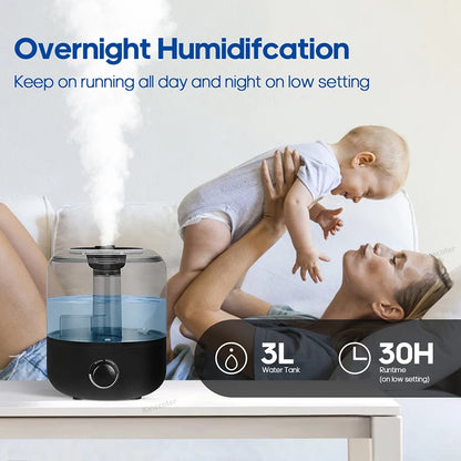 TheHearth&Haven™ KINGSCOTE 3L Air Humidifier Professional Large Capacity