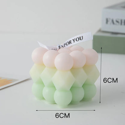 TheHearth&Haven™ Big Cube Bubble Candle