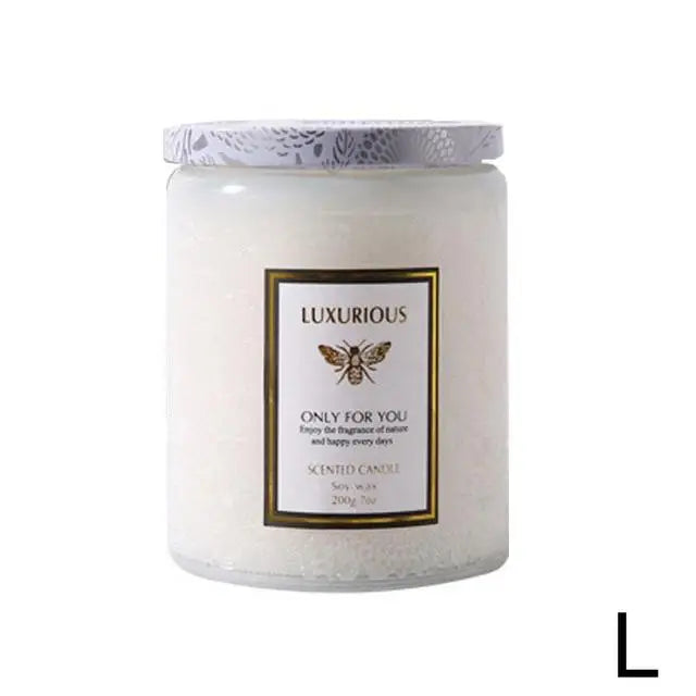 TheHearth&Haven™ Soy wax candle with smokeless fragrance