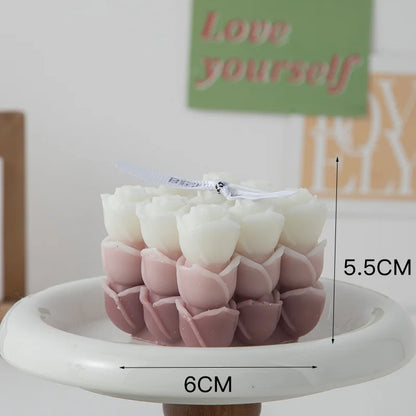 TheHearth&Haven™ Big Cube Bubble Candle