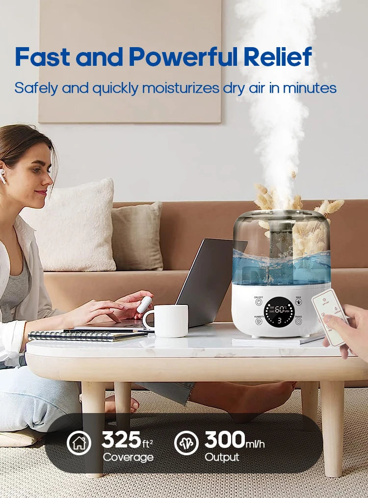 TheHearth&Haven™ KINGSCOTE 3L Air Humidifier Professional Large Capacity