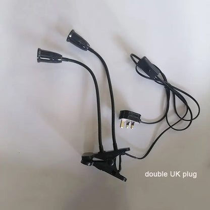 TheHearth&Haven™ EU US Plug 360 Degrees Flexible Desk Lamp Holder E27 Base Light