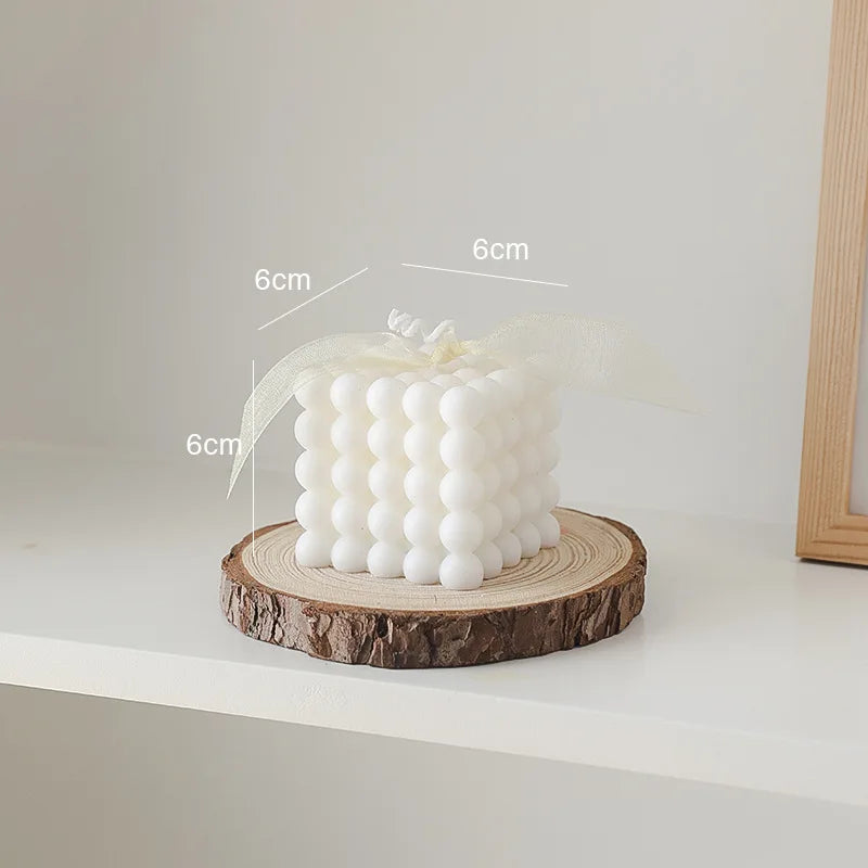 TheHearth&Haven™ Big Cube Bubble Candle