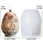 TheHearth&Haven™ Easter Relief Egg Candle