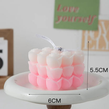 TheHearth&Haven™ Big Cube Bubble Candle