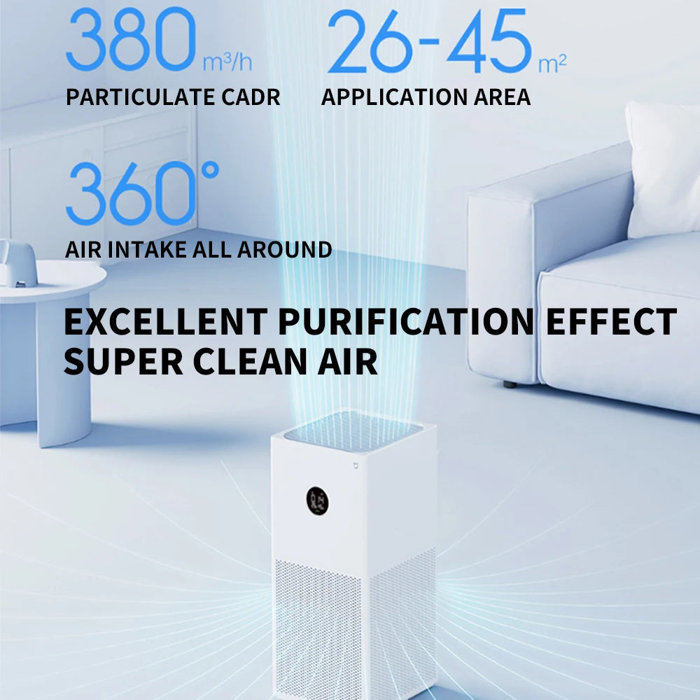 TheHearth&Haven™ XIAOMI MIJIA Smart Air Purifier 4 Lite LED Display