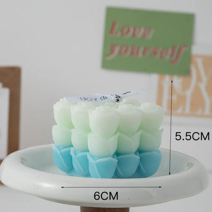 TheHearth&Haven™ Big Cube Bubble Candle