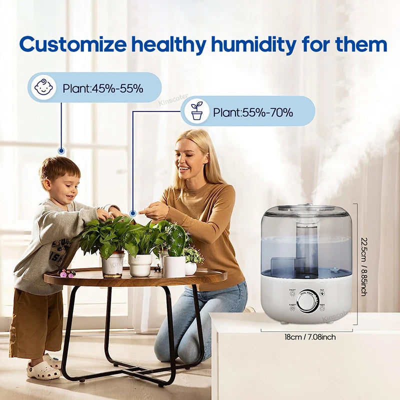 TheHearth&Haven™ KINGSCOTE 3L Air Humidifier Professional Large Capacity