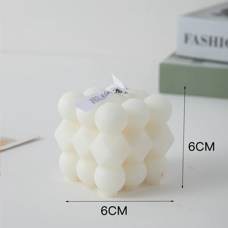 TheHearth&Haven™ Big Cube Bubble Candle