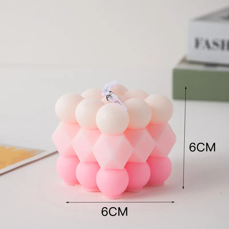 TheHearth&Haven™ Big Cube Bubble Candle